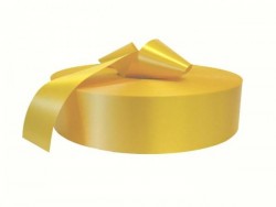 Лента сатиновая Желто-Золотая для печати на термотрансферном принтере