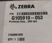 Термоголовка печатающая 203dpi для принтеров Zebra TLP2844, R402, TLP284Z, R2844-Z, GC420T (артикул G105910-053)