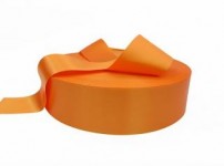 Лента сатиновая Светло-Оранжевая для печати на термотрансферном принтере