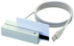 MSR120D-12, считыватель магнитных карт, 1&2 дорожки, VirtualCOM-USB