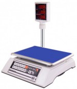Весы M-ER 327CP-15.2 LED Весы электронные торговые настольные с автономным питанием со стойкой до 15 кг.