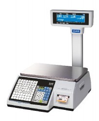 CAS CL3000-P TCP-IP Весы с печатью этикеток с дисплеем на стойке