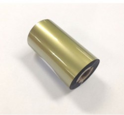 Термотрансферная лента красящая (TTR Ribbon) Resin PREMIUM GOLD золотая