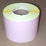 Термоэтикетка 70х80мм (500 шт/рул) ЭКО, вт.40 РОЗОВАЯ